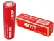18650 Li-Ion Rechargeable Battery 3800mAh 4.2V, 1 pc, Red