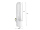 Fresh Herb and Vegetable Storage Container, White