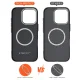 Tech-Protect Ion Carbon MagSafe Case for iPhone 16 Pro, Black/Grey