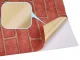 Self-Adhesive Vinyl Wrap for Furniture & Walls, Brick Pattern 1.22x50m