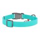 Waudog Luminous waterproof Dog collar with QR code size M, Blue