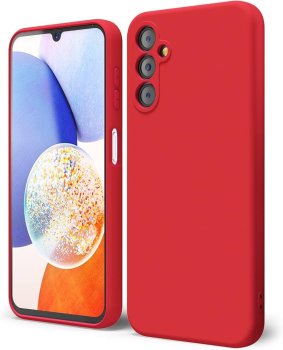 Samsung Galaxy A26 (SM-A266E/DS) Matt Silicone Color Case Cover, Red