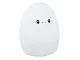 Kids LED Night Light Egg, RGB, Silicone, USB, White