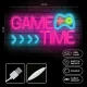 Forever Light PLEXI LED GAME TIME Neon Lamp, Multicolor