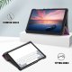 Samsung Galaxy Tab A7 Lite (SM-T220/T225) Tri-fold Stand PU Leather Case Cover, Purple