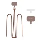 Tech-Protect C5S Rope Crossbody Phone Strap, Brown