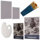 MAALEO Artistic Drawing Painting Set in a Suitcase for Kids, 128 pcs. (paints, pencils, brushes)