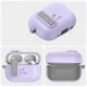 Tech-Protect Slim Hook Case for Apple AirPods Pro 1 / 2 with Carabiner, Purple