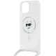 Karl Lagerfeld iPhone 13 / 14 / 15 Case IML Choupette Head & Cord, Transparent