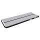 Inflatable Gymnastics Mat Air Track 400 x 100 x 10 cm with Pump, Grey