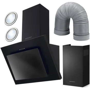 Chimney Cooker Hood Berdsen BT-215 60 cm Black