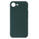 Matt TPU Case for iPhone 16e / 17e, Forest Green