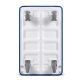 Humberg HM-505 Folding Platform Cart White/Blue