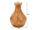 Air Humidifier and Aroma Diffuser with RGB Backlight, USB, Light Brown
