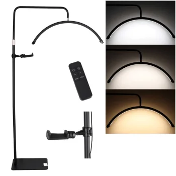 LED Beauty Arch Lamp 36W, Shadowless, Black