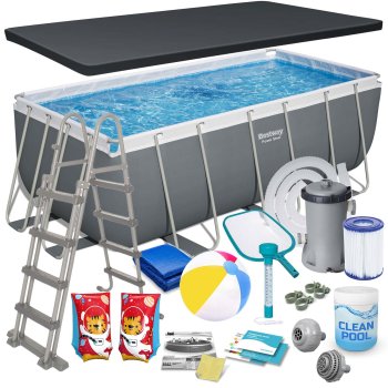 Bestway 56456N karkasa baseins 412x201x122 cm, 17-in-1 komplekts