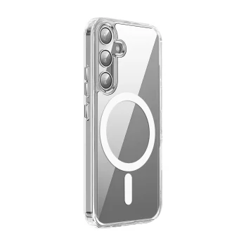 Tecto Shield Clear Guard Mag Case for Samsung Galaxy S24 Plus, Transparent
