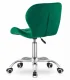 AVOLA Velvet Swivel Office Chair with Wide Back, Green