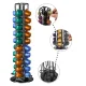 Rotating Coffee Capsule Holder for Nespresso (40 pcs), Black