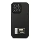 Karl Lagerfeld Ikonik Patch Silicone Case for iPhone 13 / 13 Pro - Black
