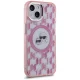 Karl Lagerfeld iPhone 15 Plus Case IML Monogram Karl & Choupette MagSafe, Pink