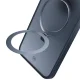 3mk Smoke Case Mag&Stand Case for iPhone Air with Stand and MagSafe, Black