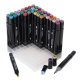 Double-Sided Alcohol Markers in Case 80 pcs + Stand