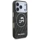 Karl Lagerfeld IML Glitter Karl & Choupette MagSafe Case for iPhone 17 Pro - Black