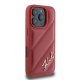 Karl Lagerfeld Quilted Signature Case for iPhone 16 Pro Max, Red