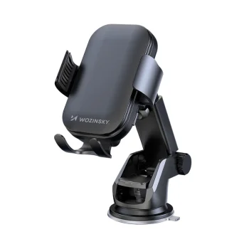 Wozinsky WUMID Car Phone Holder with 15W Wireless Charger, Black
