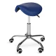 4FIZJO ERGO Swivel Saddle Stool for Massage, Blue