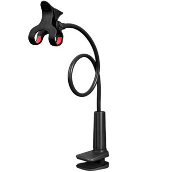 Flexible Gooseneck Phone and Tablet Holder, Black