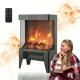 Freestanding Electric Fireplace Heater Carruzzo 2000W with Remote Control