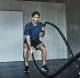 4Fizjo Power Rope 12 m Training Battle Rope, Black