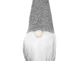 Iso Trade Standing Gnome Christmas Decoration, 30 cm, Grey