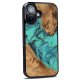 Bewood unikāls korpuss iPhone 16 - tirkīza krāsā | Unique Case for Turquoise