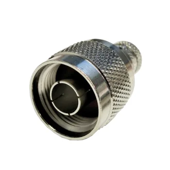 N-Male Crimp Connector for LMR-400 Cable, 50 Ohm