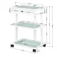 Giovanni 1040A Cosmetic Table, White
