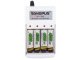 AA (R6) / AAA (R3) / Ni-Mh Ni-Cd Battery Charger + 4x AA Battery 4700 mAh
