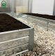 Raised Garden Bed Klasika Garden 1900x900x200mm, Zinc