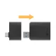 Icy Box IB-CR204-CU3 2-in-1 USB-C & USB-A Card Reader Black