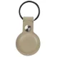 Audi Apple AirTag Case Synthetic Leather, Beige