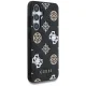 Guess 4G Printed Colored Peony Pattern MagSafe Case for Samsung Galaxy S25, Black