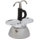 Bialetti Mini Express Induction Espresso Maker with 2 Cups, Black