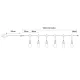 Forever Light FLM-200 LED String Lights 7.2m 10x E27 S14 (Warm White)