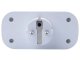 Smart Double WiFi Socket with Timer, 16A, White
