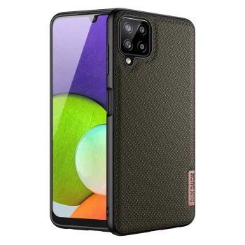Dux Ducis Fino Case with Nylon Material for Samsung Galaxy A22 4G Green