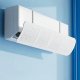 Universal air conditioner deflector 56–92 cm, white