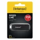 Intenso Speed Line 256GB USB Flash Drive, USB 3.2 Gen 1x1, Black