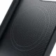 3mk Hardy Silky Leather MagCase for Apple iPhone 15 Plus, Black
